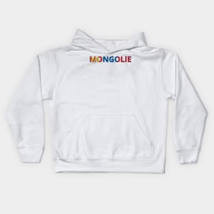 Drapeau Mongolie Kids Hoodie